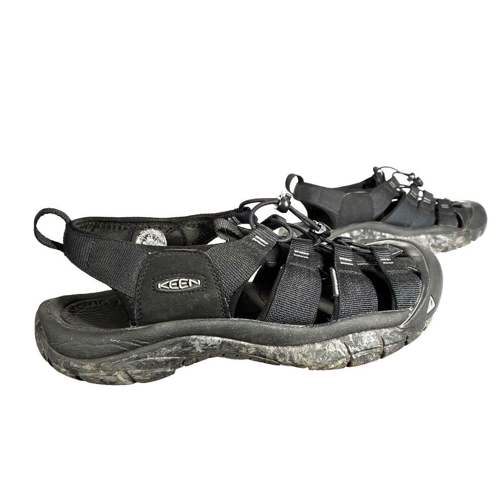 KEEN Newport H2 Black Waterproof Hybrid Sandal Water Shoes Mens 12 Trail Hiking